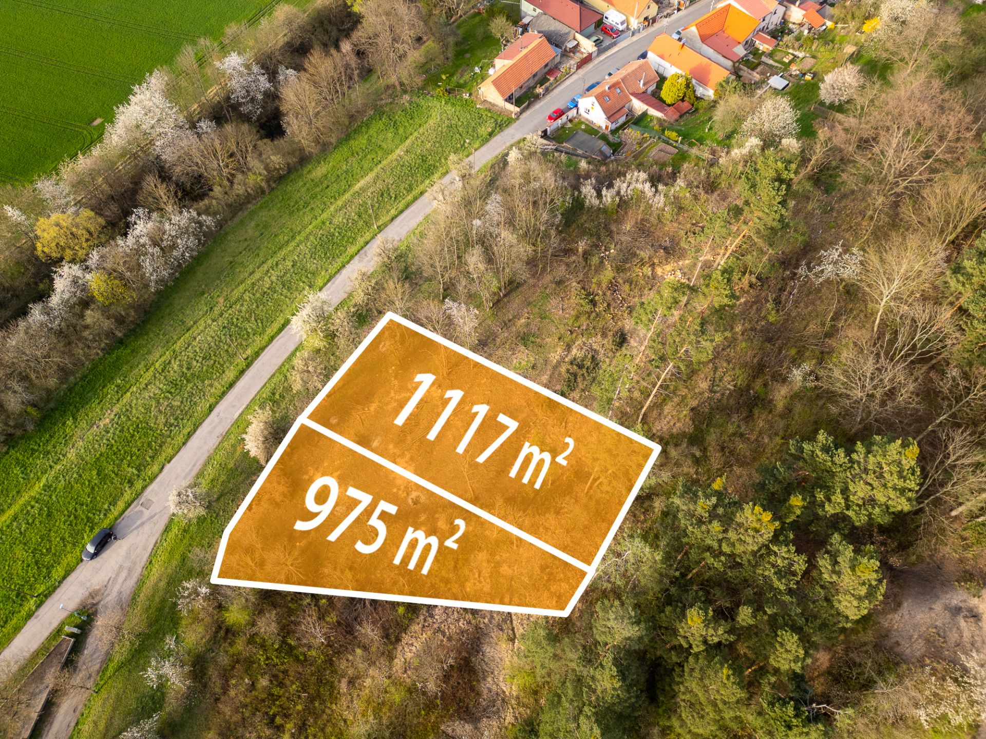 Prodej stavebního pozemku 975m2, Dobřichov