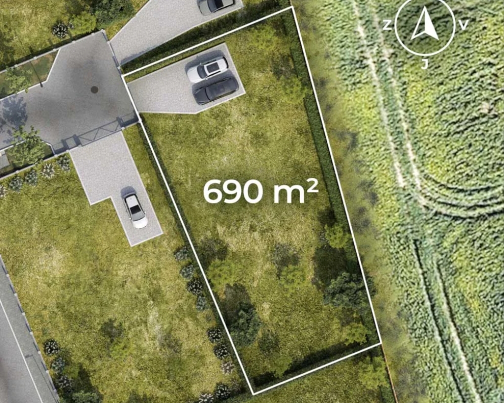 Rezervováno - Prodej stavebního pozemku 690m2 - Lešany